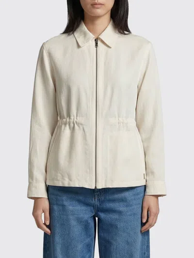 Woolrich Coat  Woman Color Milk In Gray
