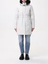 Woolrich Arctic Parka Coat In Yellow Cream