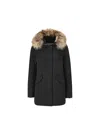 Woolrich Parka Arctic Con Pelliccia Removibile Nero In Blue