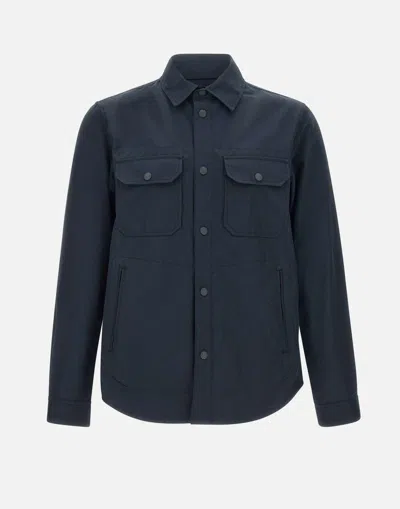 Woolrich Light Ramar Jacket In Blue