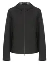 Woolrich Hooded Jacket With Side Slit Pockets