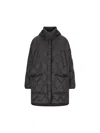 Woolrich Hooded Down Jacket In Black