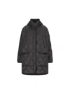 Woolrich Hooded Down Jacket In Black