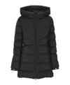 Woolrich Hooded Down Jacket In Black