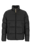 Woolrich Black Polyester Down Jacket In Black