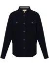 Woolrich Wool Shirt Jacket In Blue