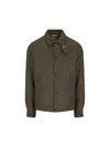 Woolrich Button-fastening Shirt Jacket In Green