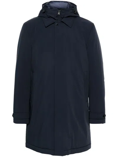 WOOLRICH JACKETS MELTON BLUE