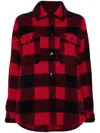 Woolrich Women's Checkered Jacket | Size Xs | Cfwwos0119frut31555321 In Red