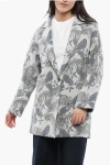 Woolrich Jacquard Motif Floral Coat