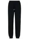 Woolrich Fleece Cotton Joggers In Black