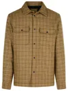 WOOLRICH WOOLRICH JOHN RICH & BROS 'ALASKAN' BEIGE WOOL BLEND SHIRT