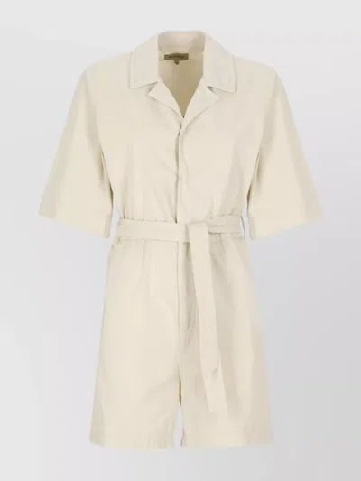 WOOLRICH JUMPSUIT COTTON BELTED WAIST