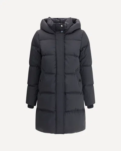 Woolrich Kelly Down Jacket In Black