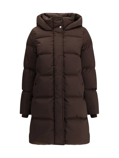 Woolrich Kelly Down Jacket In Black