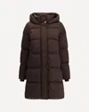 Woolrich Kelly Down Jacket In Brown