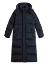 Woolrich Kelly Hooded Parka In Blue