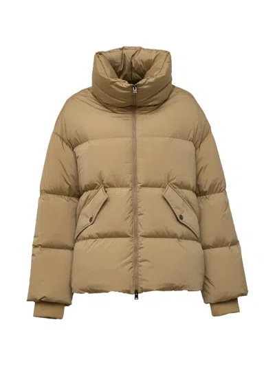 Woolrich Kelly Padded Jacket In Brown