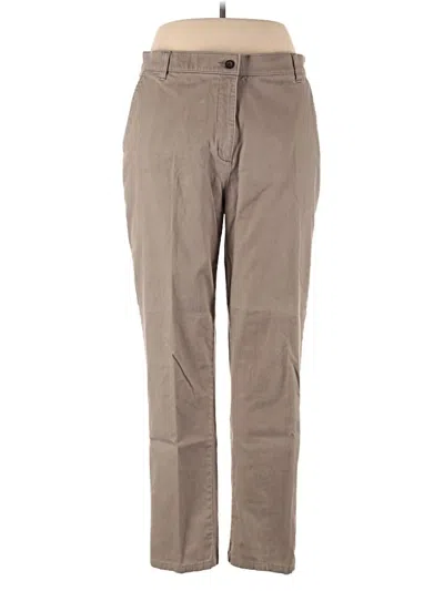 Pre-owned Woolrich Khaki Pant In Brown