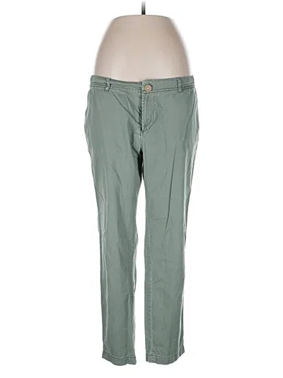 Pre-owned Woolrich Khaki Pant In Green