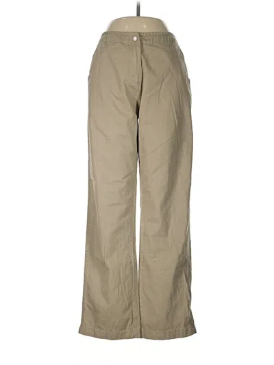 Pre-owned Woolrich Khaki Pant In Tan