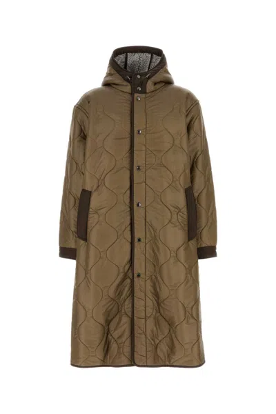 WOOLRICH KHAKI POLYESTER TODD SNYDER FOR WOOLRICH BLACK LABEL PADDED JACKET
