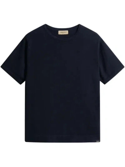 Woolrich Knit T-shirt In Harbor Mist