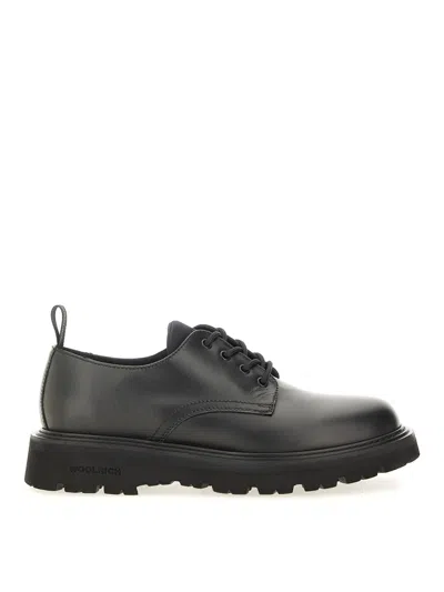 WOOLRICH ZAPATOS CON CORDONES - NEGRO