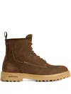 Woolrich 40mm Lace-up Leather Boots In Brown