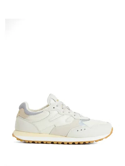 Woolrich Lace-up Suede Sneakers In Neutral