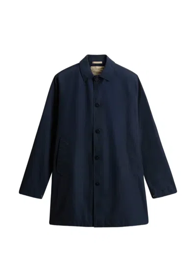 Woolrich Lamar Coat In Blue