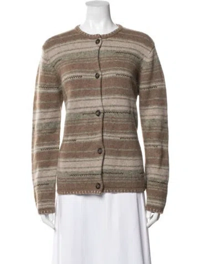 Pre-owned Woolrich Lambswool Striped Jacket In Multi