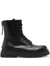 WOOLRICH LEATHER ANKLE BOOTS