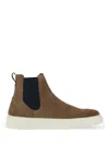 Woolrich Leather Boot In Brown