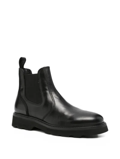 Woolrich Leather Chelsea Boots In Multi
