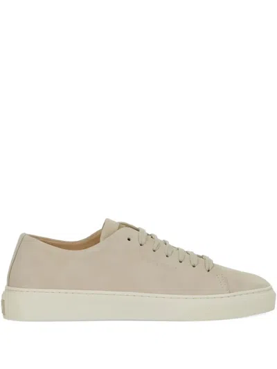 Woolrich Leather Low-top Sneakers In Neutral
