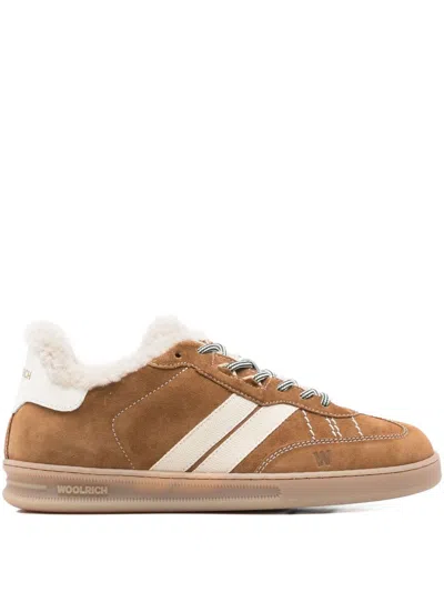WOOLRICH WOOLRICH LEATHER SNEAKERS