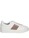 Woolrich Contrast Panel Flat Sole Sneaker In White