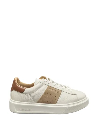 Woolrich Classic Court Band Man Blubber Camoscio In Neutral