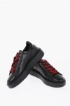 Woolrich Leather W's All Around Low Top Sneakers With Contrasting Str