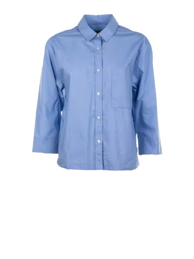 Woolrich Light Blue Poplin Shirt