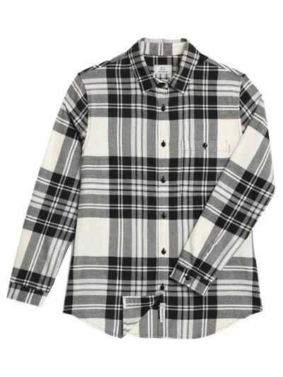 Woolrich Light Flannel Check Clothing In White
