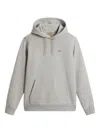 Woolrich Light Grey Hoodie With Adjustable Drawstring In Gray