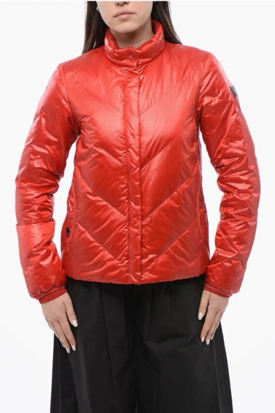 Woolrich Light Magnolia Down Jacket In Red