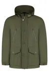 Woolrich Lightweight Ramar Parka With Hood And Adjustable Drawstring