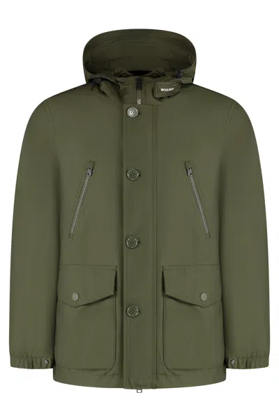 Woolrich Light Ramar Hooded Parka In Pattern