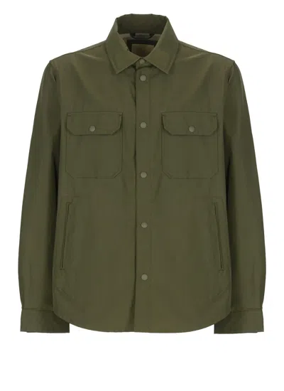 Woolrich Light Ramar Jacket In Green