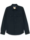 Woolrich Light Ramar Overshirt In Blue