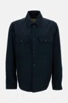 Woolrich Flap-pocket Collar Jacket In Blue