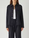 Woolrich Light Wool Overshirt Shirt In Black